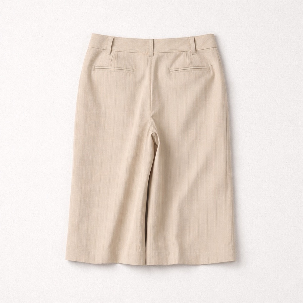 Worthington Beige Knee-Length Wide Leg Capris Size 14 - Picture 3 of 4